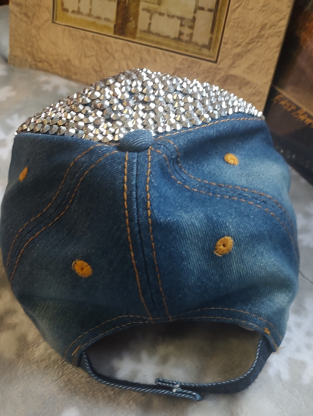 🤠 with Silver Rhinestones - Picture 3 of 8